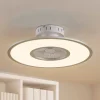 Lindby LED plafondventilator Romea, rond, DC, stil, 60 cm