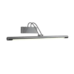 Lindby LED schilderij verlichting Mailine, 69 cm, nikkel, schakelaar