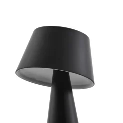 Lindby LED solar tafellamp Lirinor zwart kunststof 13 cm