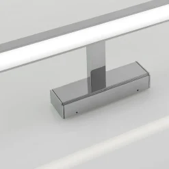 Lindby LED spiegellamp Jukka, 60 cm, chroom, metaal, IP44