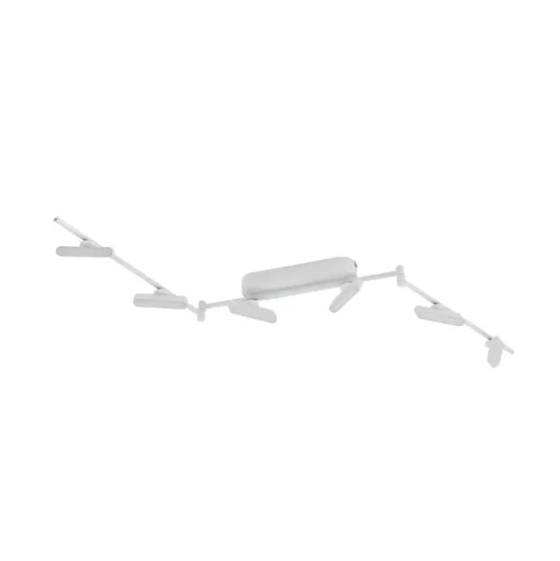 Lindby LED spot Eldrin, wit, 6-lamps, lichtstrip