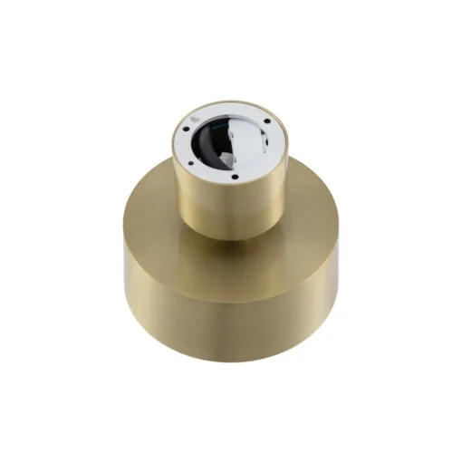 Lindby LED spot Nivoria, Ø 14 cm, goudkleurig, draaibaar gemonteerd