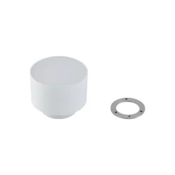 Lindby LED spot Nivoria, Ø 11cm, 15 W, wit, metaal
