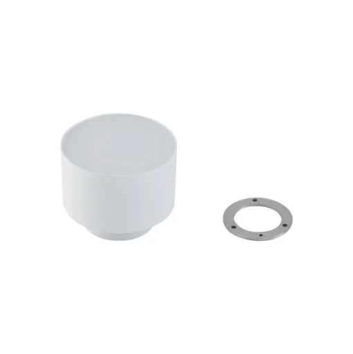 Lindby LED spot Nivoria, Ø 11cm, 15 W, wit, metaal