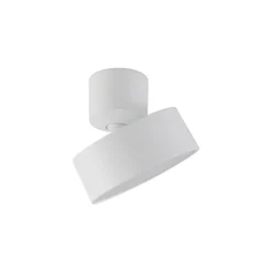 Lindby LED spot Nivoria, Ø 14 cm, wit, zwenkbaar