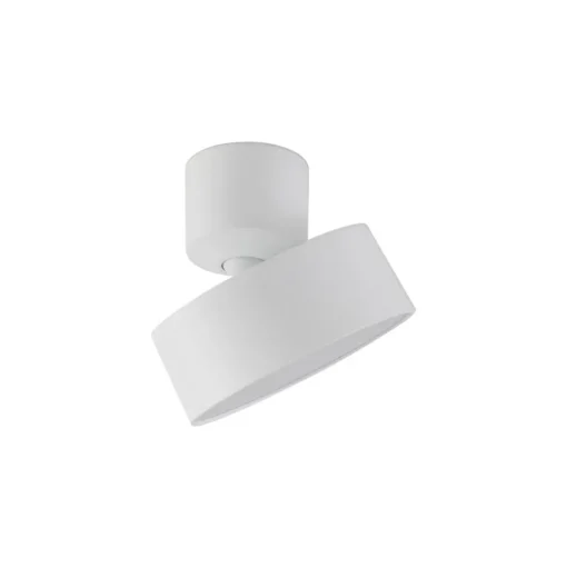 Lindby LED spot Nivoria, Ø 14 cm, wit, zwenkbaar