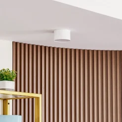 Lindby LED spot Nivoria, Ø 11 cm, 9 W, wit, metaal
