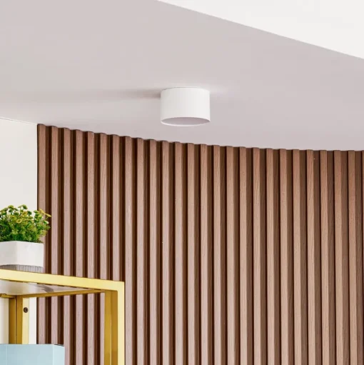Lindby LED spot Nivoria, Ø 11 cm, 9 W, wit, metaal
