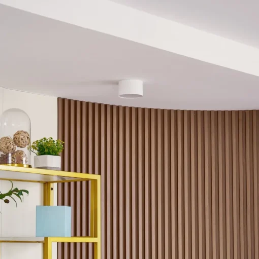 Lindby LED spot Nivoria, Ø 11 cm, 9 W, wit, metaal