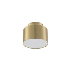 Lindby LED spot Nivoria, 11 x 9 cm, goudkleurig, metaal