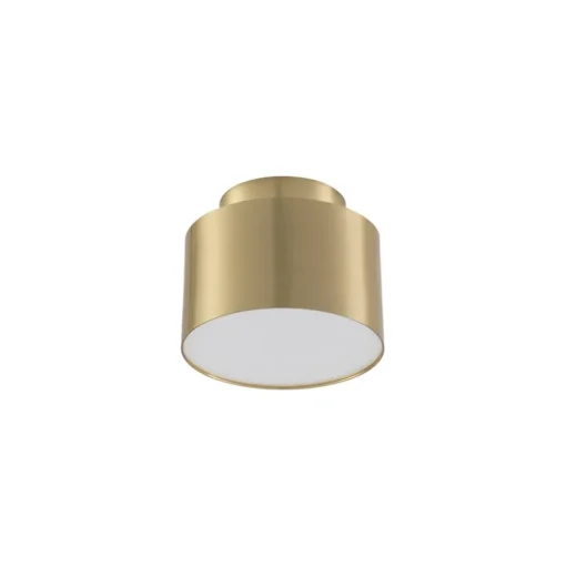 Lindby LED spot Nivoria, 11 x 9 cm, goudkleurig, metaal
