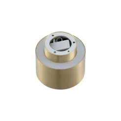 Lindby LED spot Nivoria, 11 x 9 cm, goudkleurig, metaal