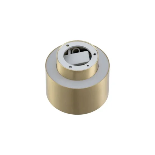 Lindby LED spot Nivoria, 11 x 9 cm, goudkleurig, metaal