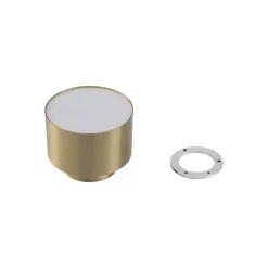 Lindby LED spot Nivoria, 11 x 9 cm, goudkleurig, metaal