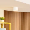 Lindby LED spot Nivoria, Ø 12 cm, 15 W, wit, metaal