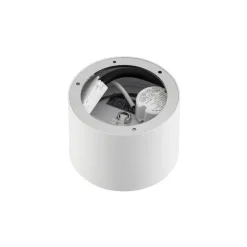 Lindby LED spot Nivoria, Ø 12 cm, 15 W, wit, metaal