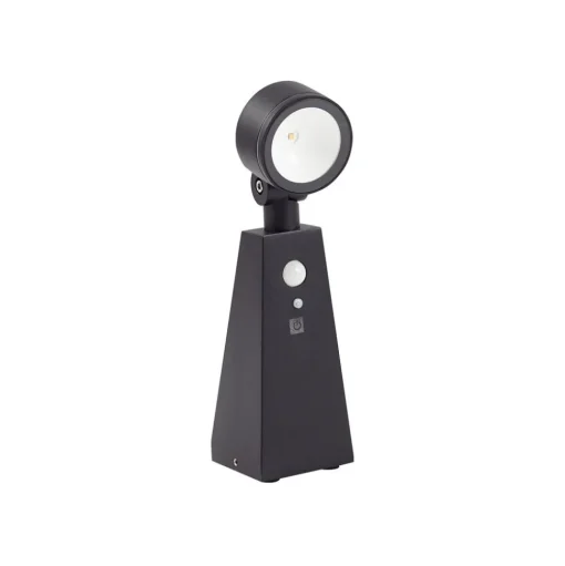 Lindby LED spot Raide, sensor, zwart, aluminium