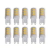 Lindby LED stiftlamp, set van 10, G9, 3 W, helder, 3.000 K