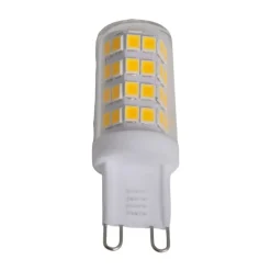 Lindby LED stiftlamp, set van 10, G9, 3 W, helder, 3.000 K