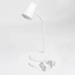 Lindby LED tafellamp Ailina, hoogte 36 cm, wit, dimbaar
