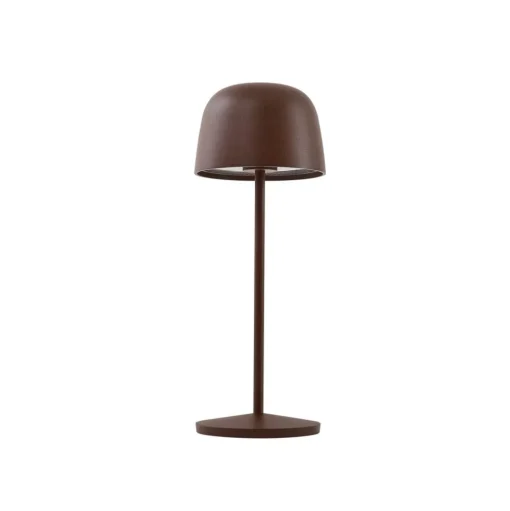 Lindby LED tafellamp Arietty, bruin, dimbaar, IP65