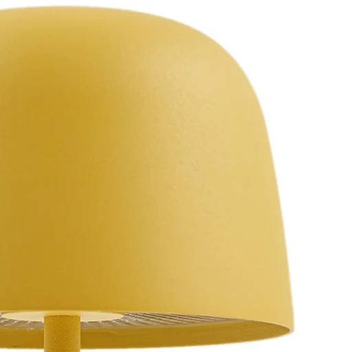 Lindby LED tafellamp Arietty, geel, dimbaar, IP65