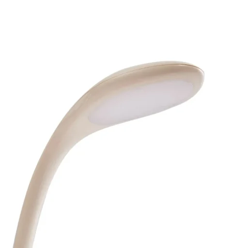 Lindby LED tafellamp Haas, beige, kunststof,CCT,hoogte39cm