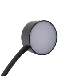 Lindby LED tafellamp Maori, zwart, CCT, metaal, dimbaar
