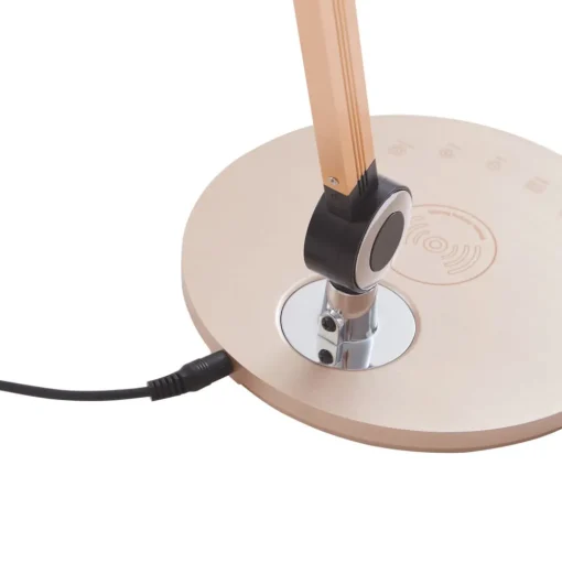 Lindby LED tafellamp Nyxaris, goud, metaal, CCT, 50 cm