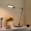 Lindby LED tafellamp Nyxaris, grijs, metaal, CCT, 50 cm