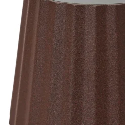 Lindby LED tafellamp op accu Esali, roestbruin, IP65