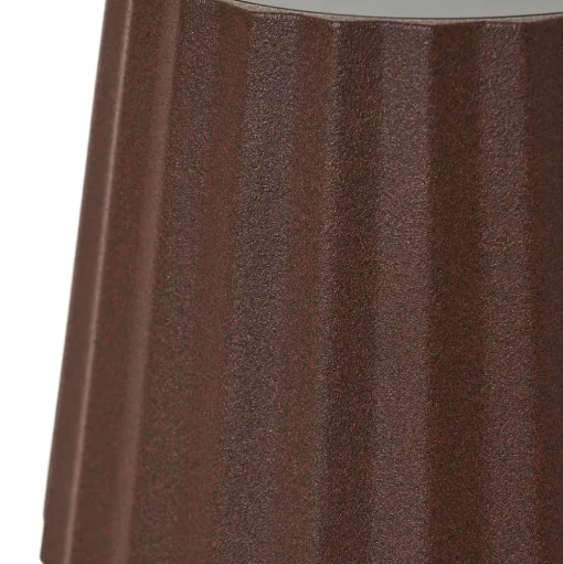 Lindby LED tafellamp op accu Esali, roestbruin, IP65
