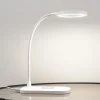 Lindby LED tafellamp Siona, wit, CCT, dimbaar, laadstation