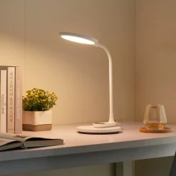 Lindby LED tafellamp Valtaria, wit, CCT, dimbaar