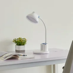 Lindby LED tafellamp Zephyra, wit, CCT, dimbaar