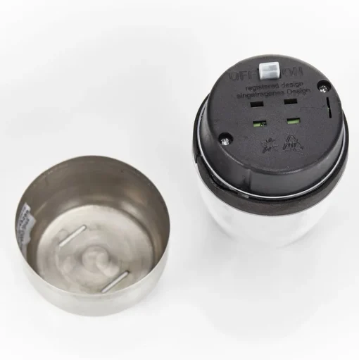 Lindby LED tafellampen Pedas, set van 10, grijs