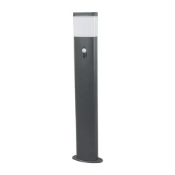Lindby LED tuinpadverlichting Marius, 80 cm, antraciet, sensor