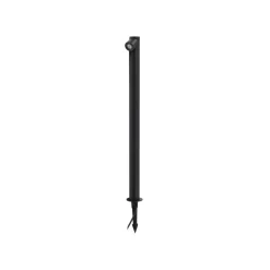Lindby LED tuinpadverlichting Luzian, hoogte 80 cm, zwart, grondspies