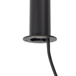 Lindby LED tuinpadverlichting Luzian, hoogte 120cm, zwart, grondspies