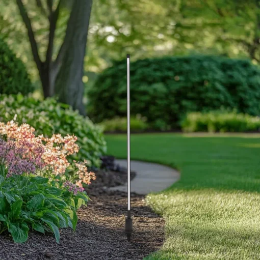 Lindby LED tuinpadverlichting Neano, 120 cm, zwart, metaal, IP65