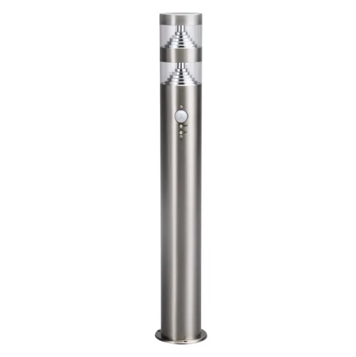 Lindby LED tuinpadverlichting Lanea, 60 cm, grijs, sensor, IP44