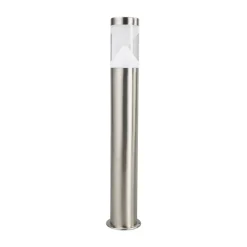 Lindby LED tuinpadverlichting Fabrizio, hoogte 56 cm, roestvrij staal