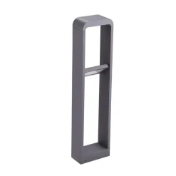 Lindby LED tuinpadverlichting Darko, 80 cm, grijs, metaal, IP54