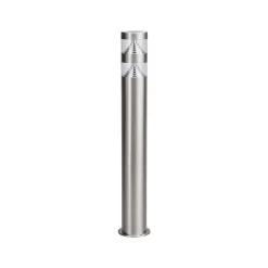 Lindby LED tuinpadverlichting Lanea, 60 cm, grijs, roestvrij staal, IP44