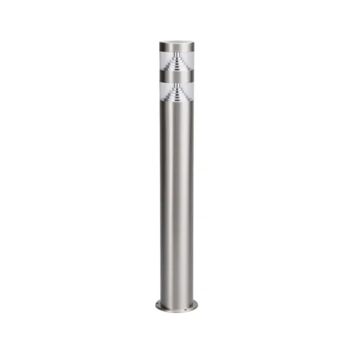 Lindby LED tuinpadverlichting Lanea, 60 cm, grijs, roestvrij staal, IP44