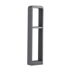 Lindby LED tuinpadverlichting Darko, 100cm, grijs, metaal, IP54