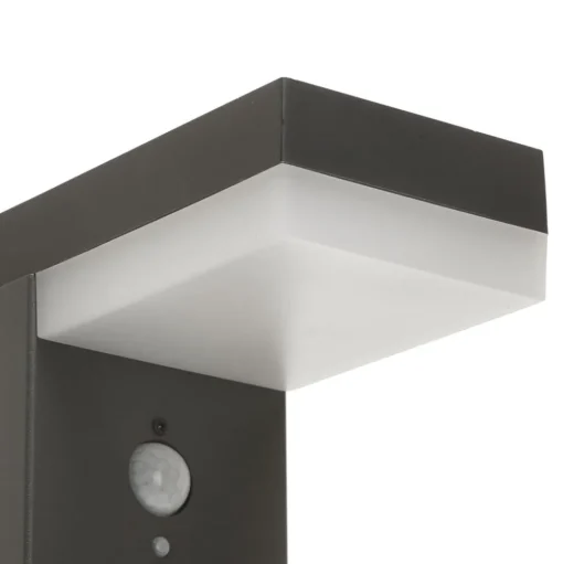 Lindby LED tuinpadverlichting Chioma, antraciet, sensor