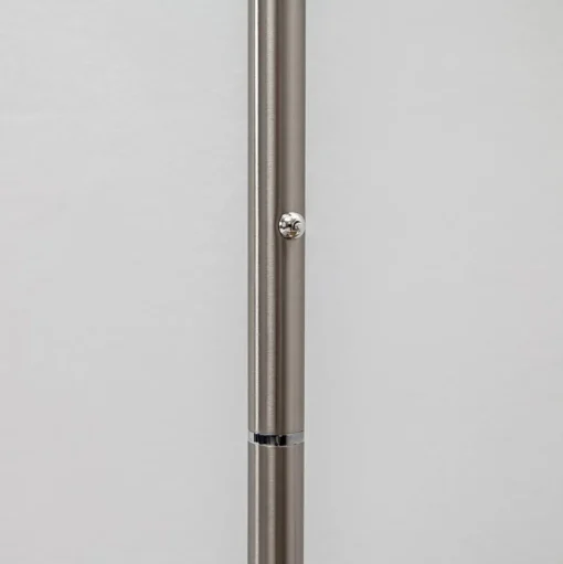 Lindby LED uplighter Malea, 180 cm, nikkel, metaal