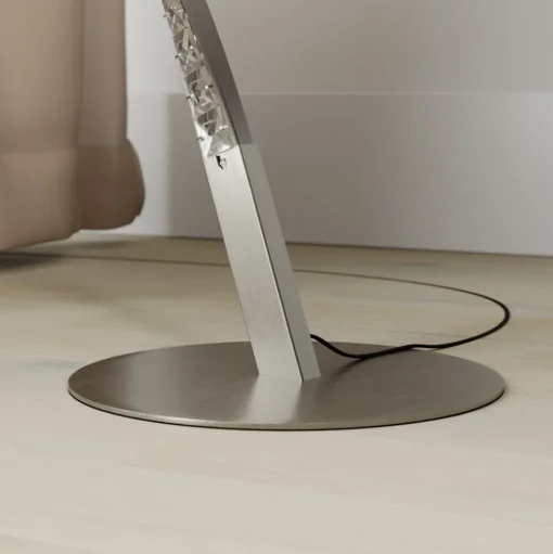 Lindby LED vloerlamp Criostal, RGBW, dimbaar, afstandsbediening