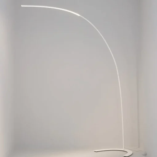 Lindby LED vloerlamp Danua, wit, metaal, hoogte 200cm
